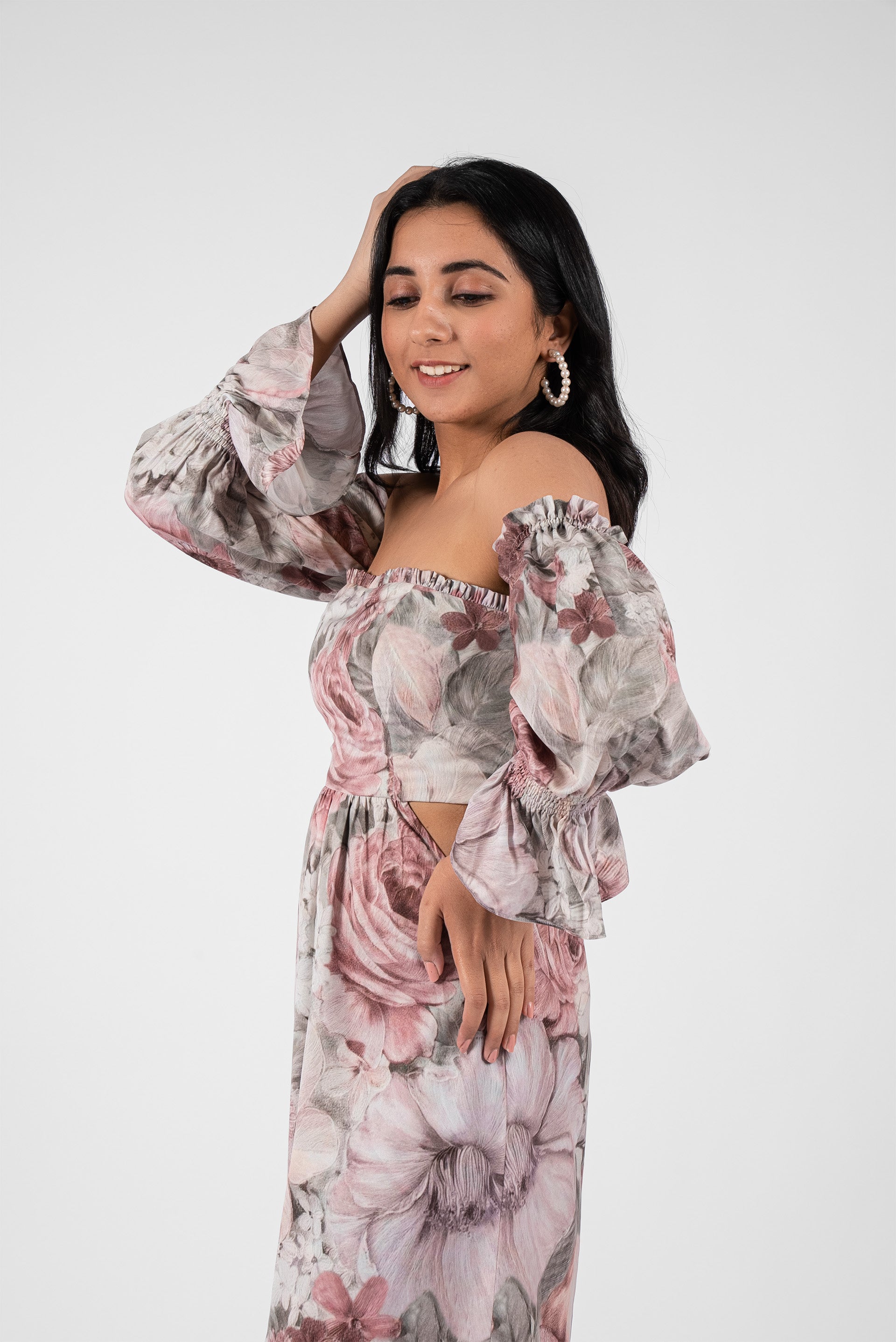 Summer-Ready Off-Shoulder Floral Dress