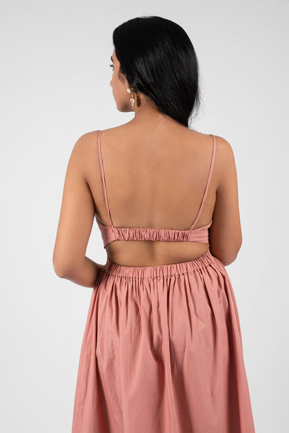 Holiday Beach Backless Dress