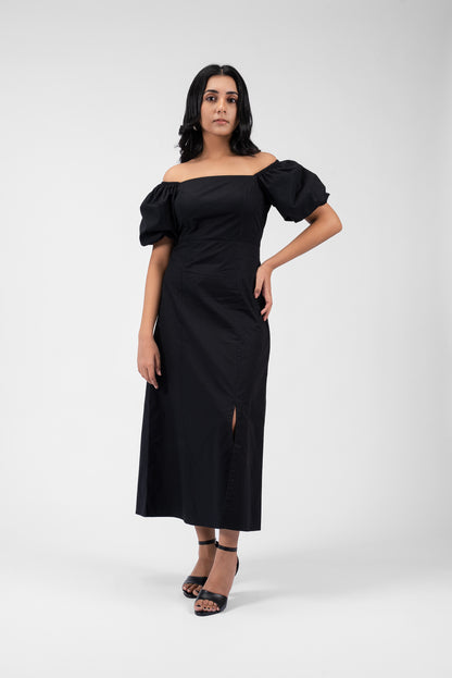Romantic Flair Square Neck Dress