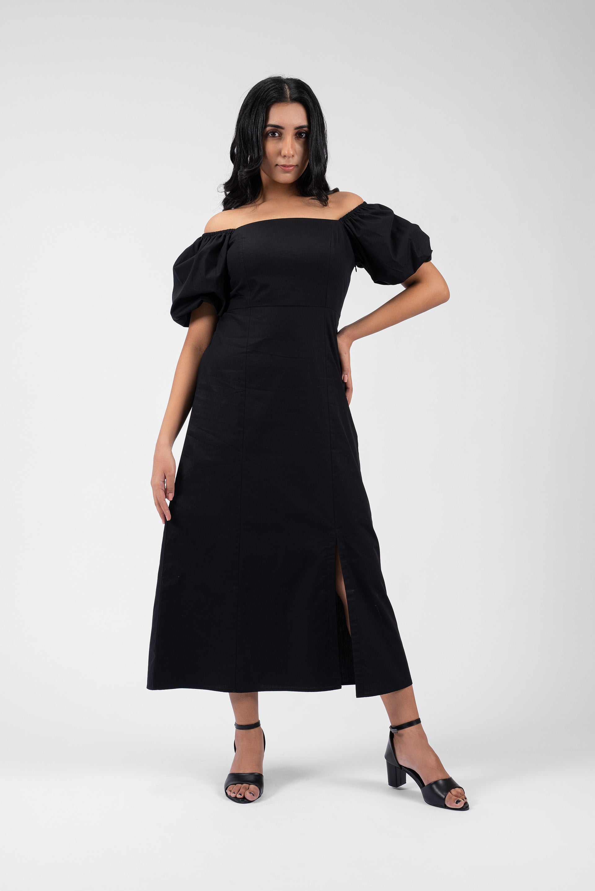 Romantic Flair Square Neck Dress