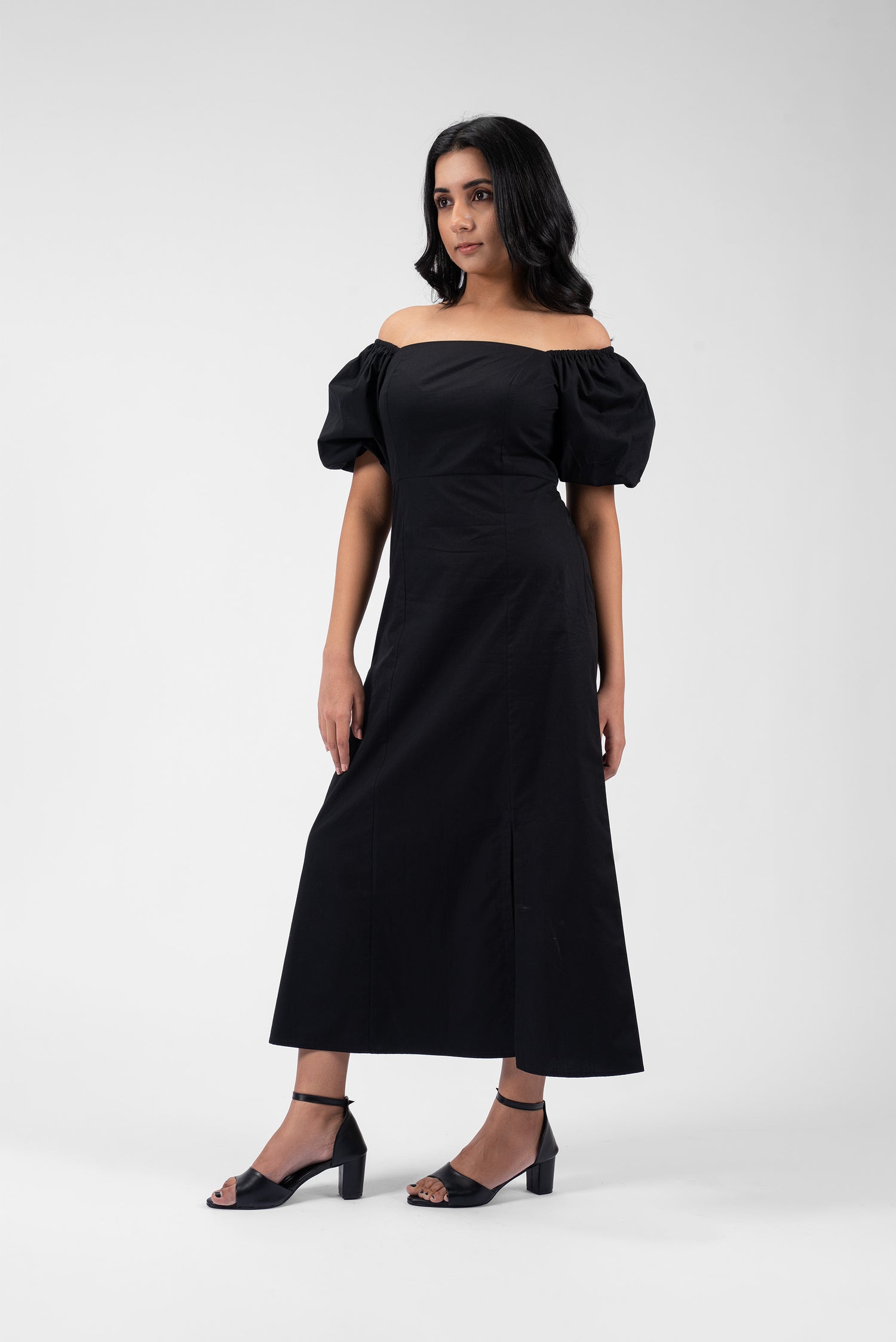 Romantic Flair Square Neck Dress