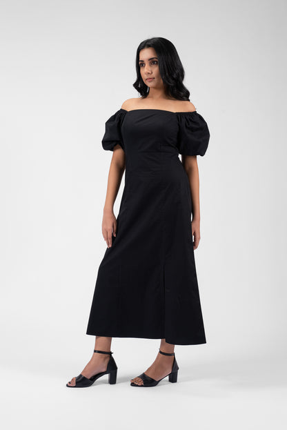 Romantic Flair Square Neck Dress