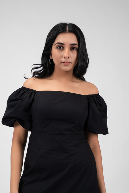Romantic Flair Square Neck Dress