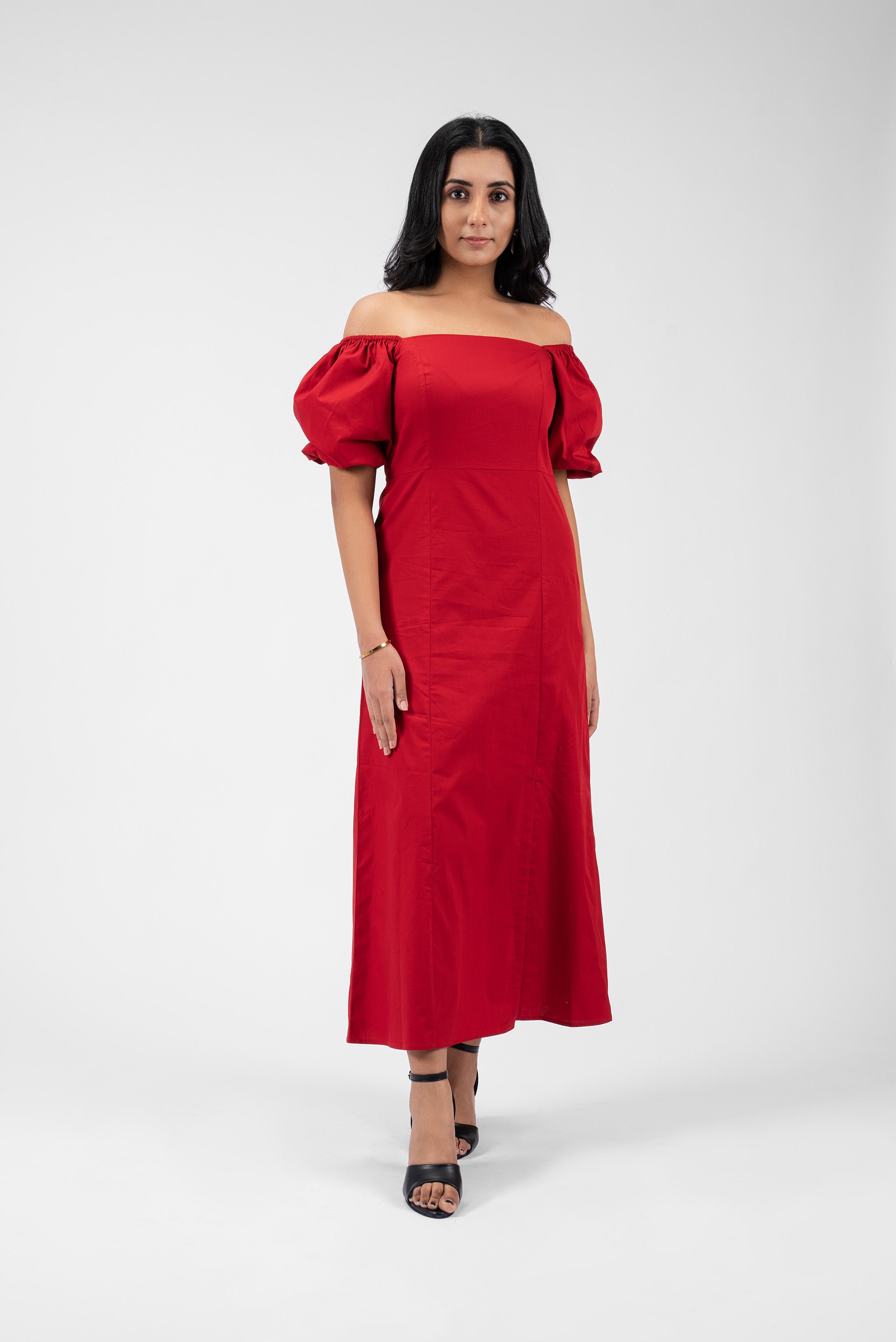 Romantic Flair Square Neck Dress