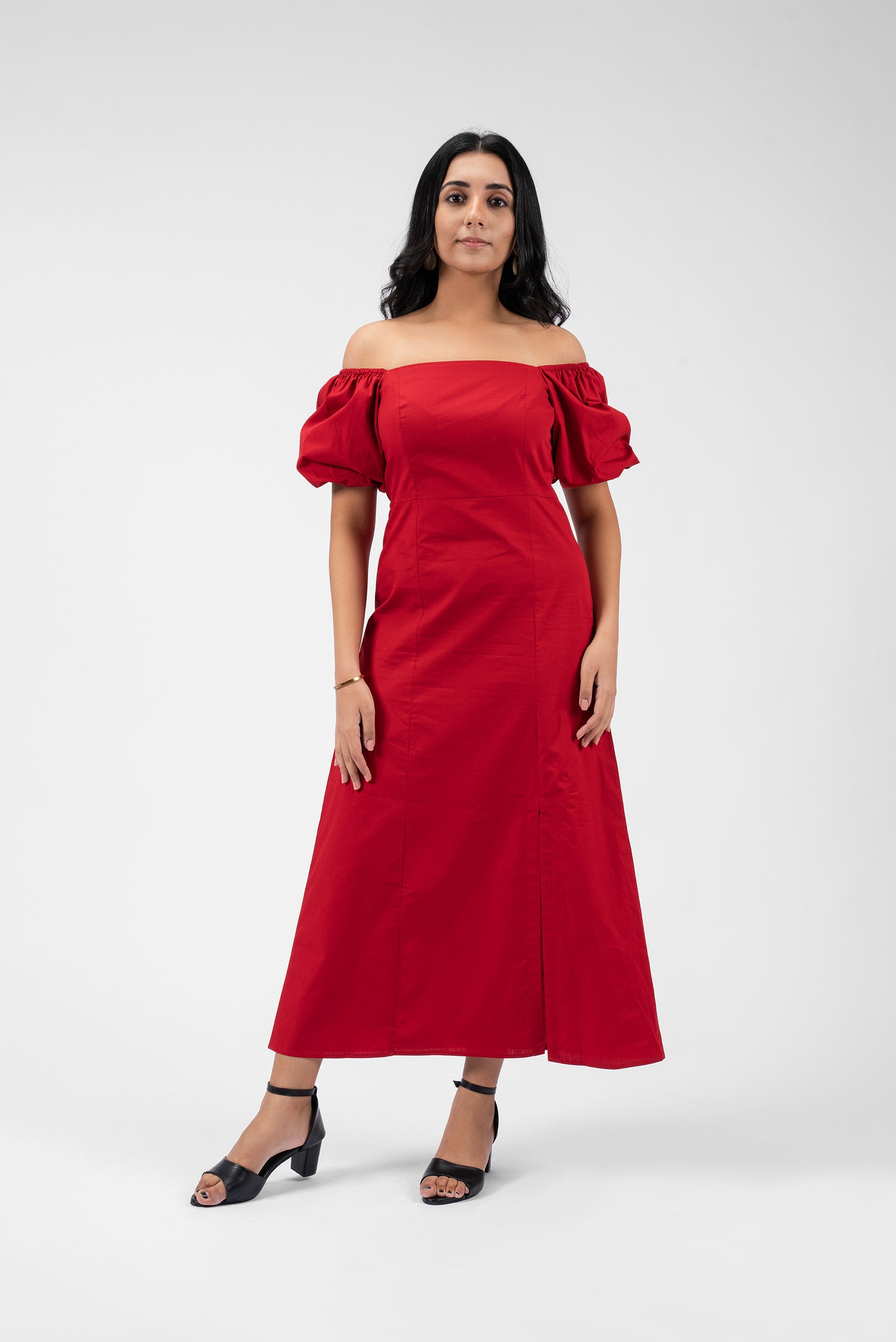 Romantic Flair Square Neck Dress