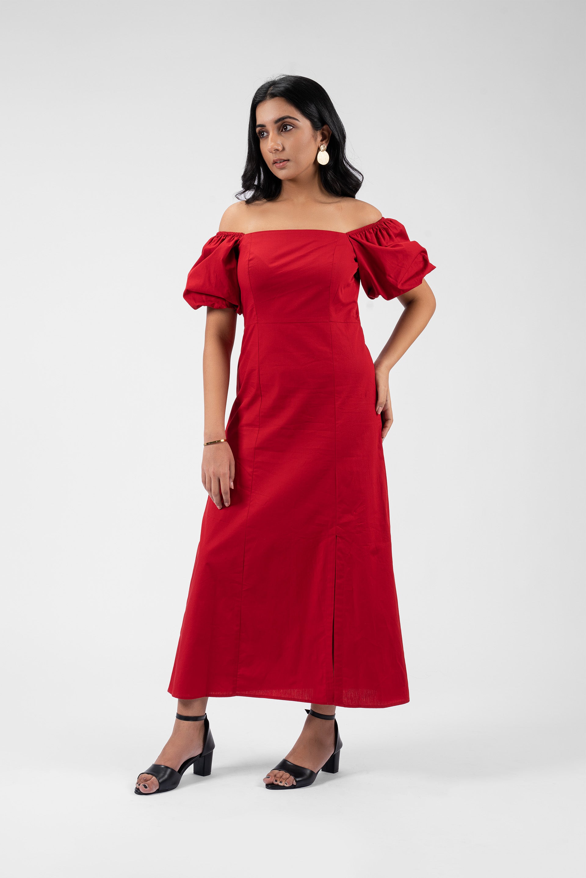 Romantic Flair Square Neck Dress