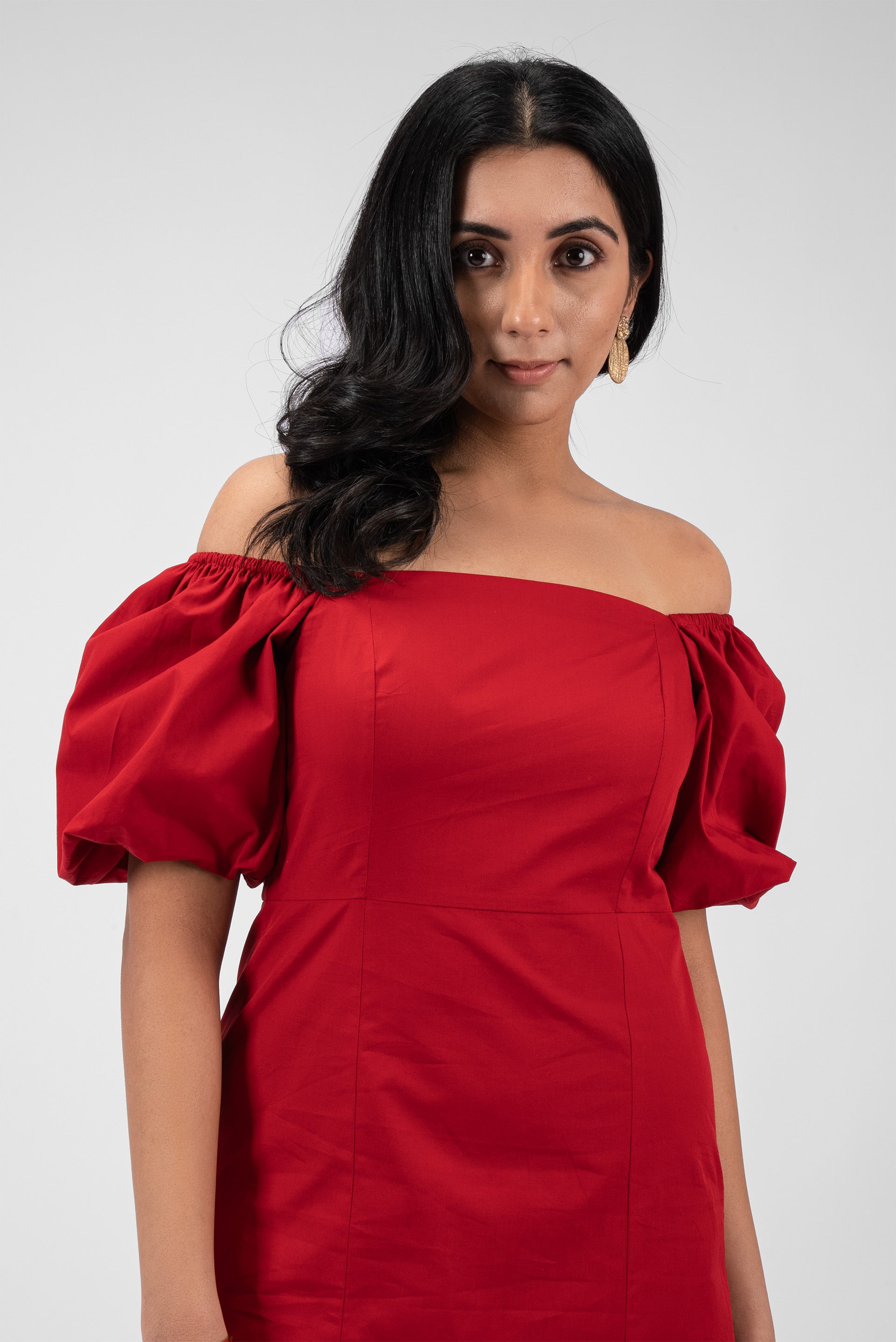 Romantic Flair Square Neck Dress