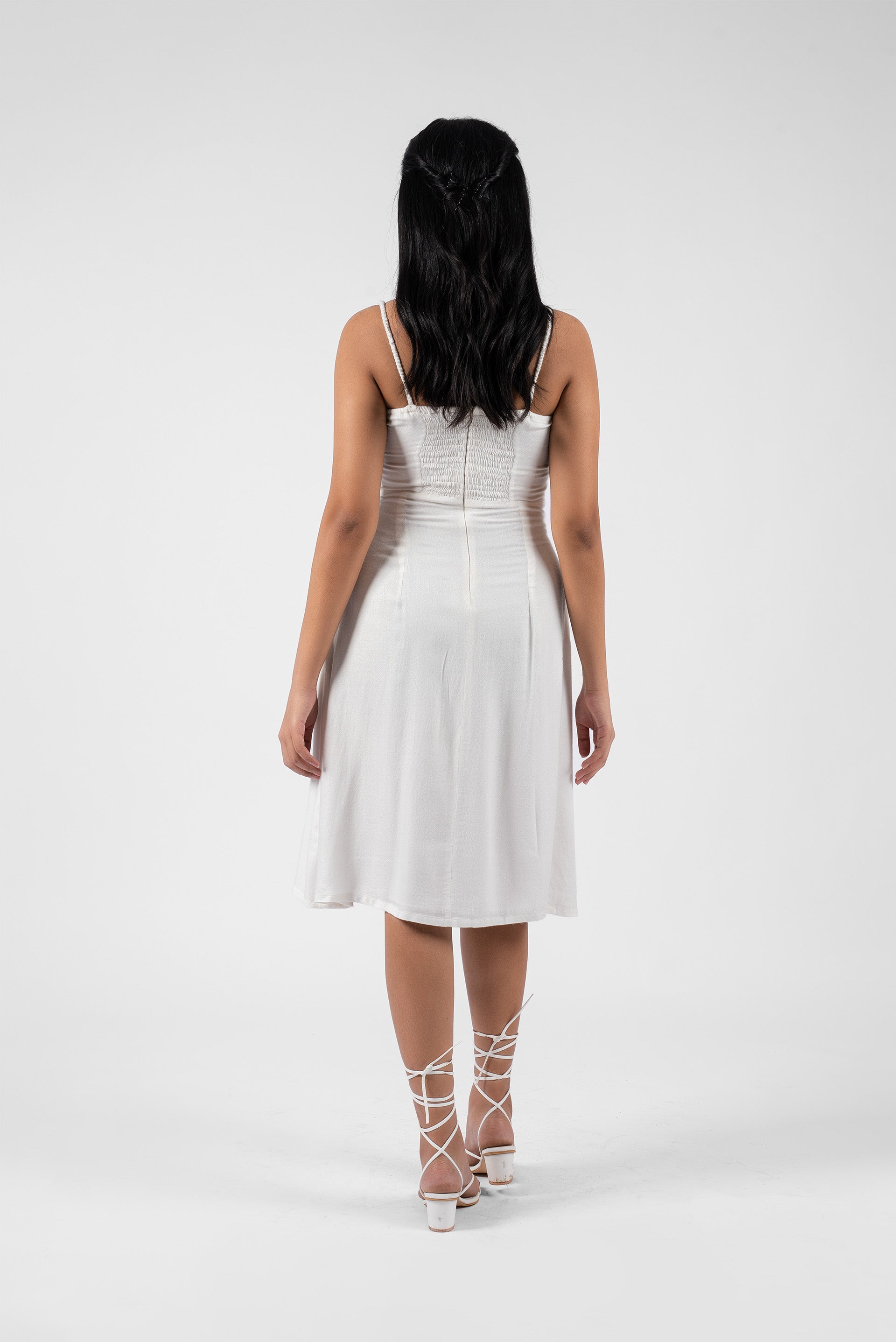 Modern Cutout Dress with Front Accents