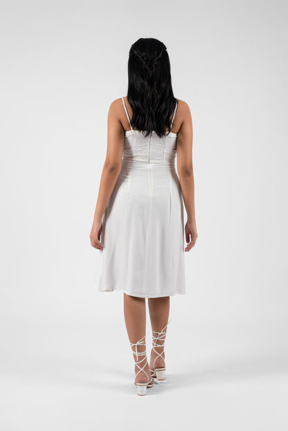 Modern Cutout Dress with Front Accents
