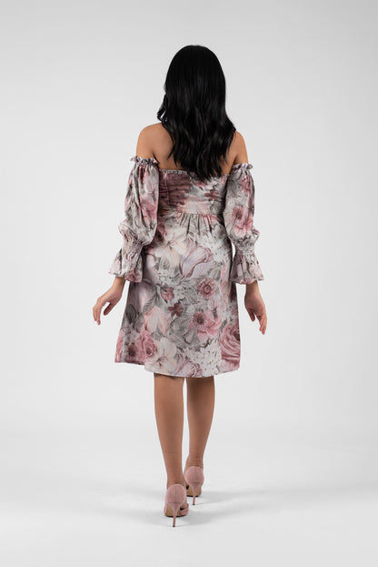 Summer-Ready Off-Shoulder Floral Dress