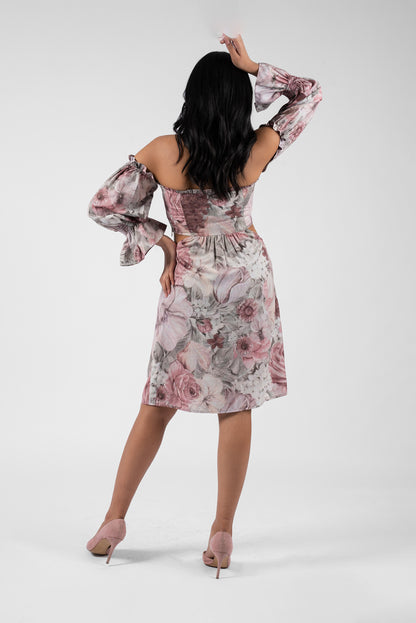 Summer-Ready Off-Shoulder Floral Dress