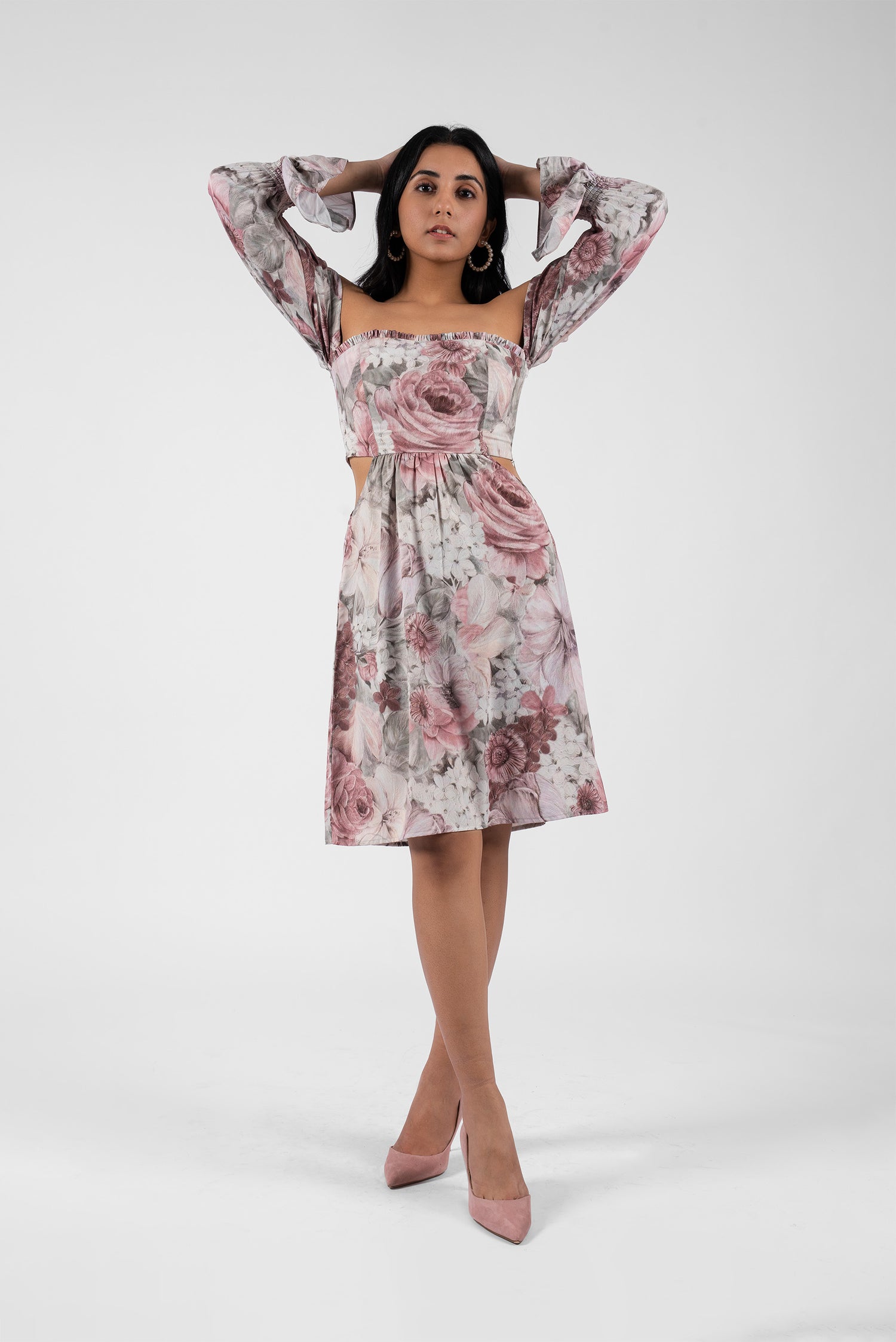 Summer-Ready Off-Shoulder Floral Dress