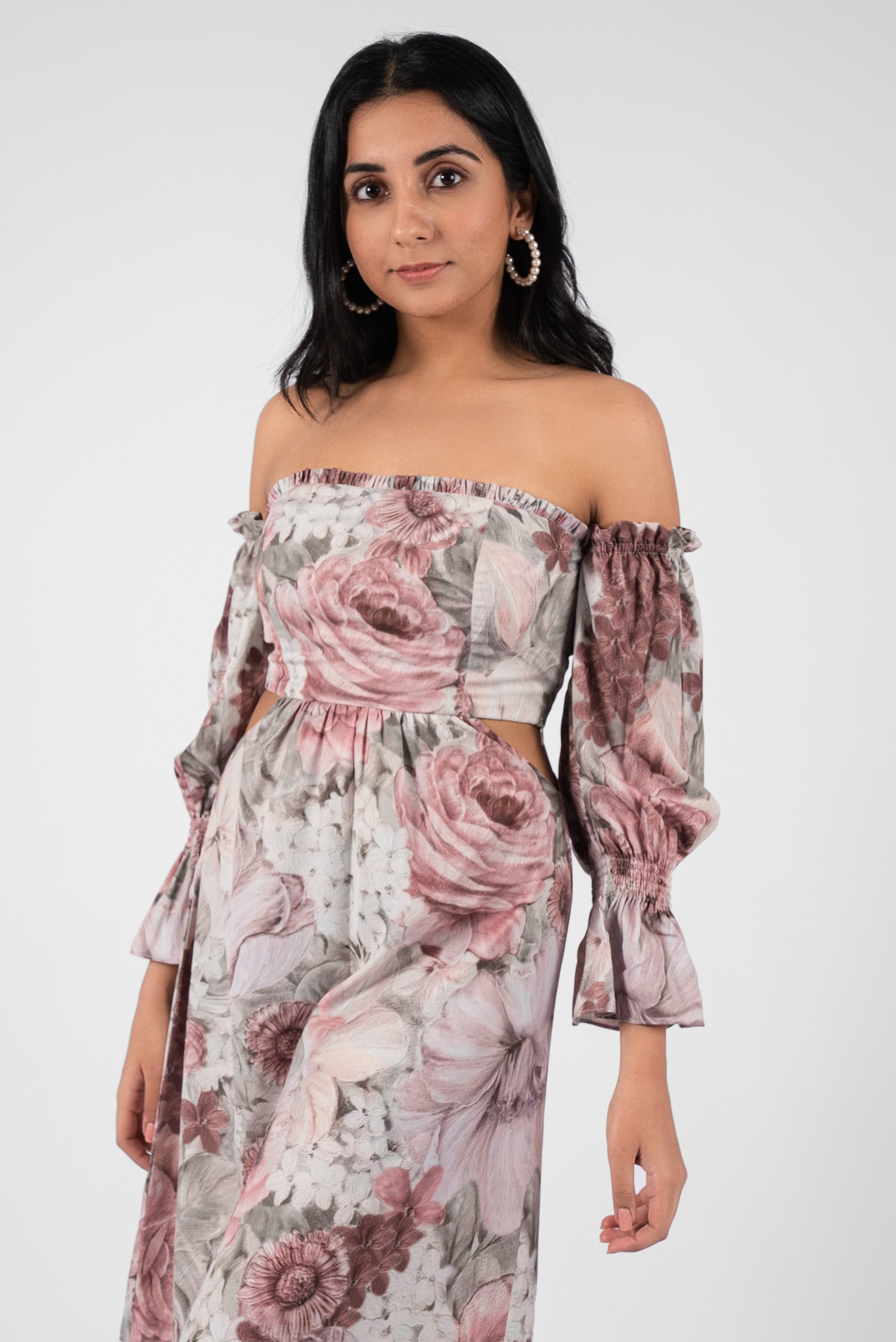 Summer-Ready Off-Shoulder Floral Dress