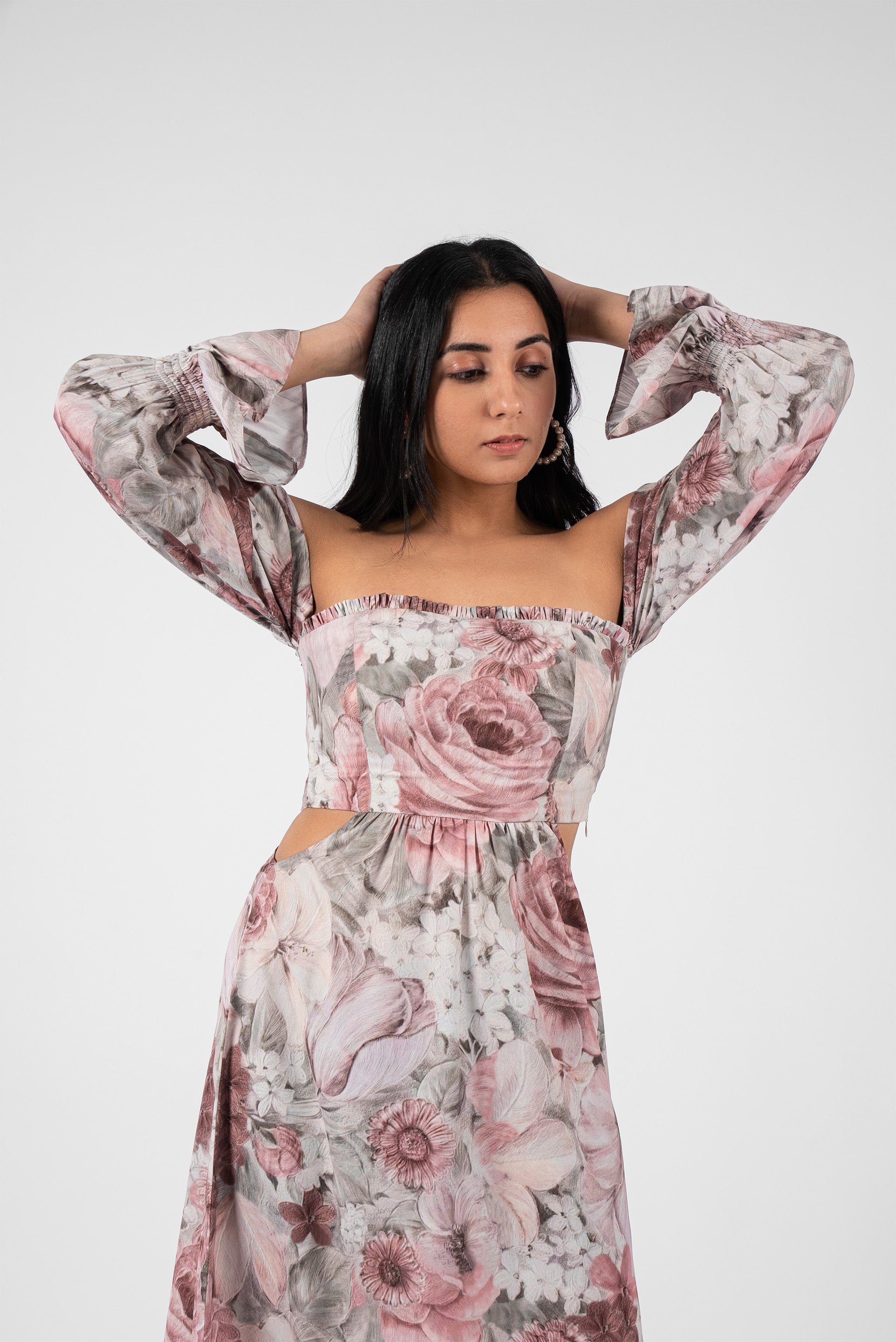 Summer-Ready Off-Shoulder Floral Dress
