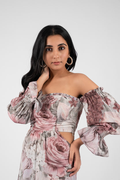 Summer-Ready Off-Shoulder Floral Dress