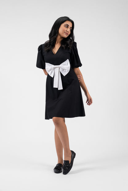 Playful Charm V-Neck Mini Dress