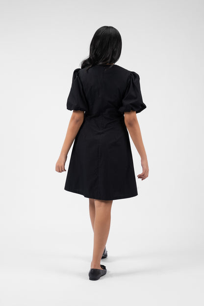 Playful Charm V-Neck Mini Dress