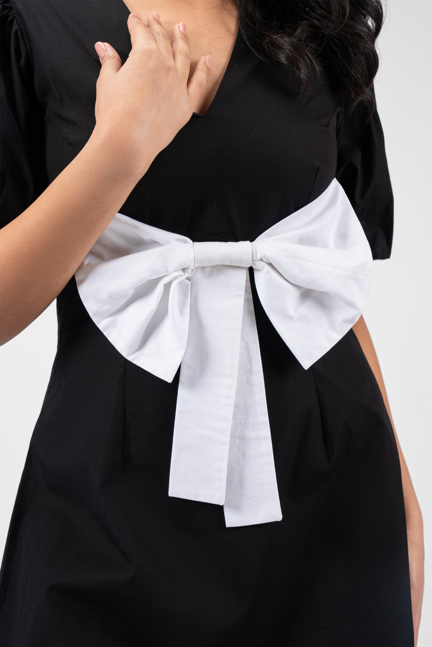 Playful Charm V-Neck Mini Dress