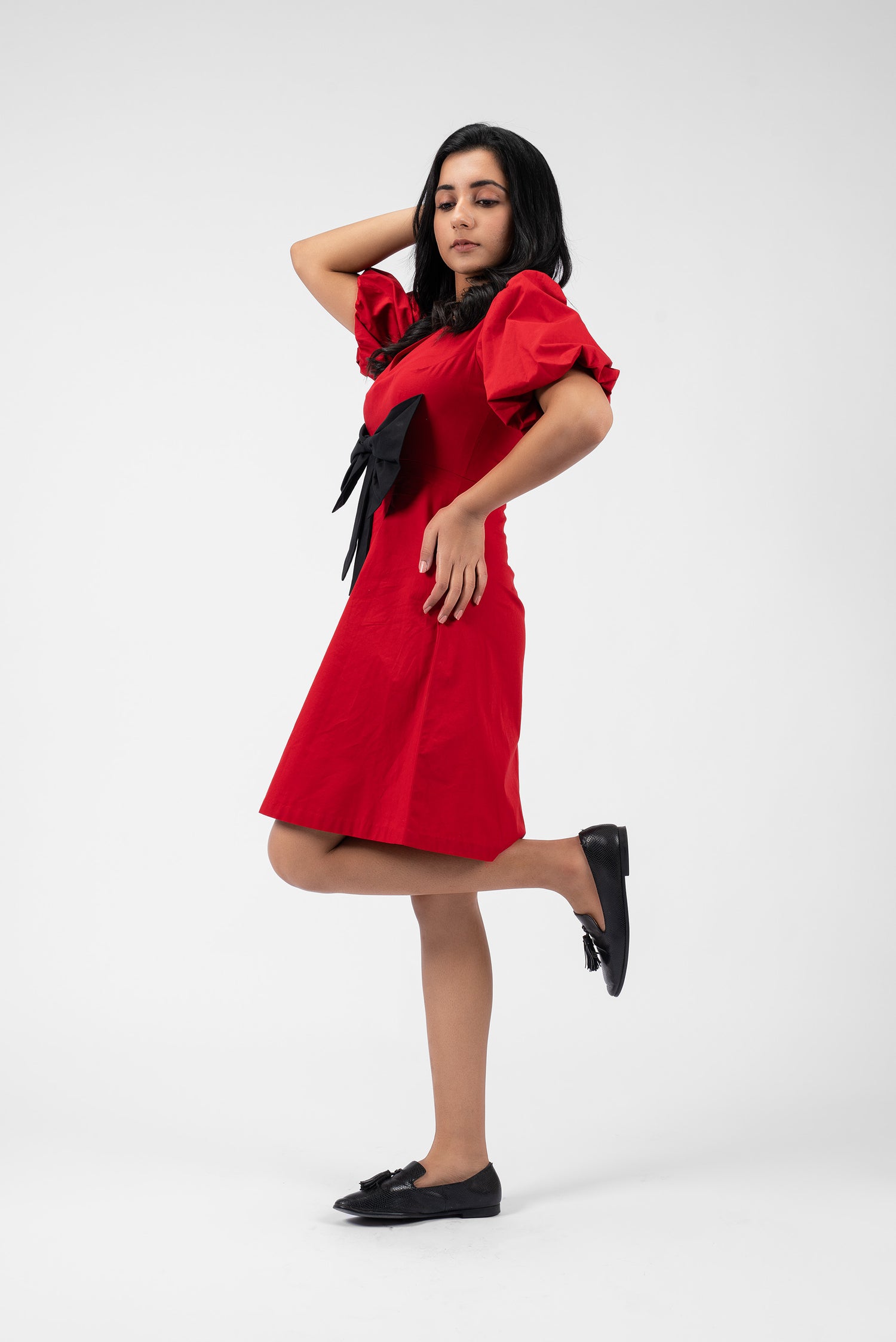 Playful Charm V-Neck Mini Dress