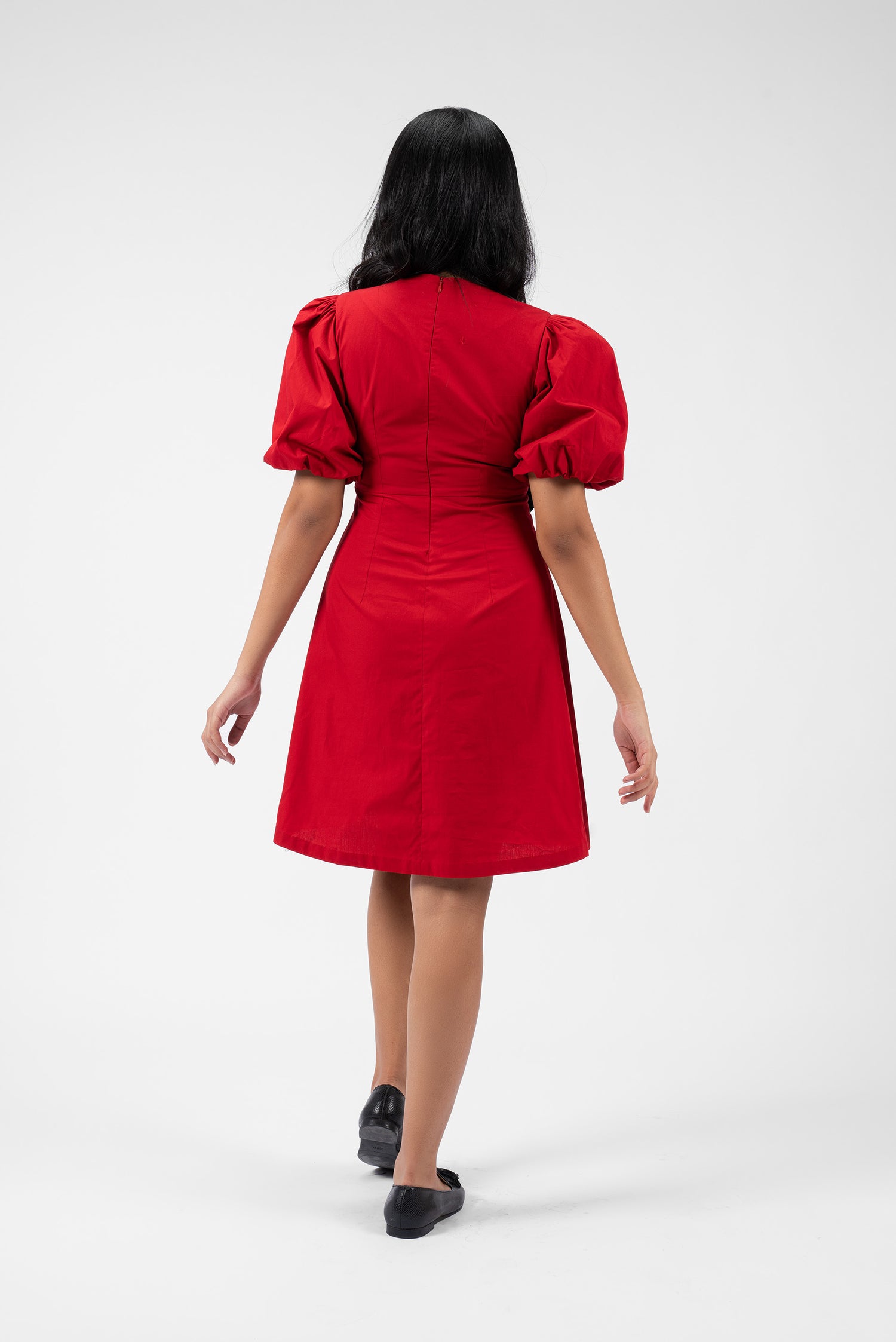 Playful Charm V-Neck Mini Dress