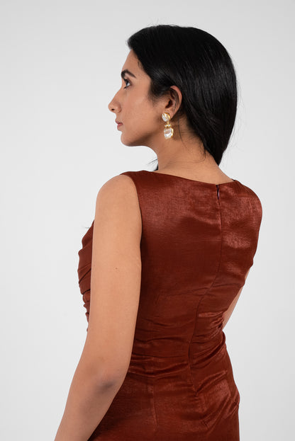 Cowl Neck Maxi Dress