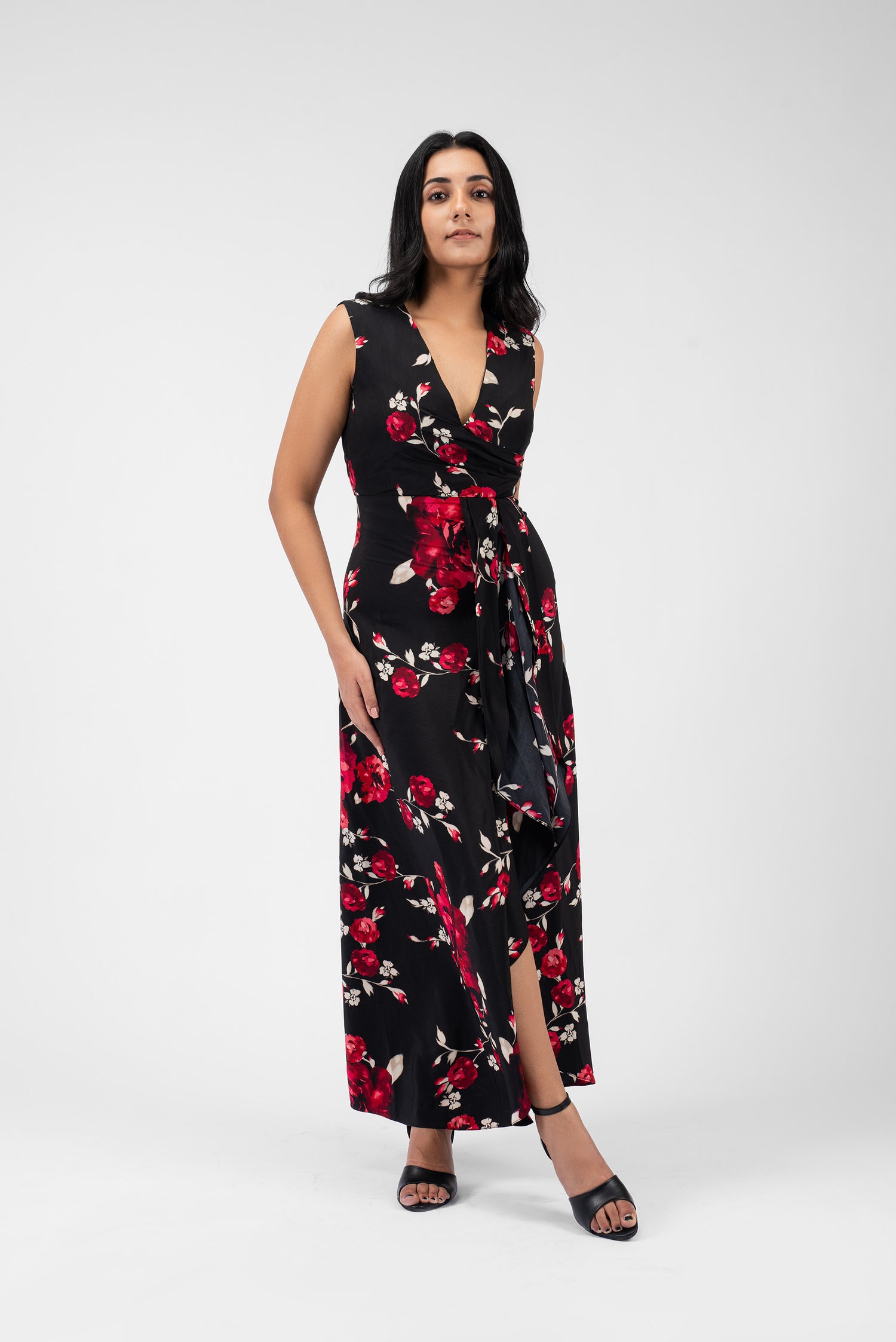 Casual Dress with Asymmetric Slit