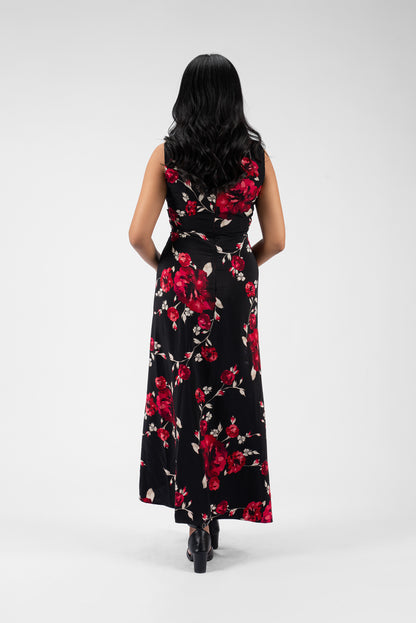 Casual Dress with Asymmetric Slit
