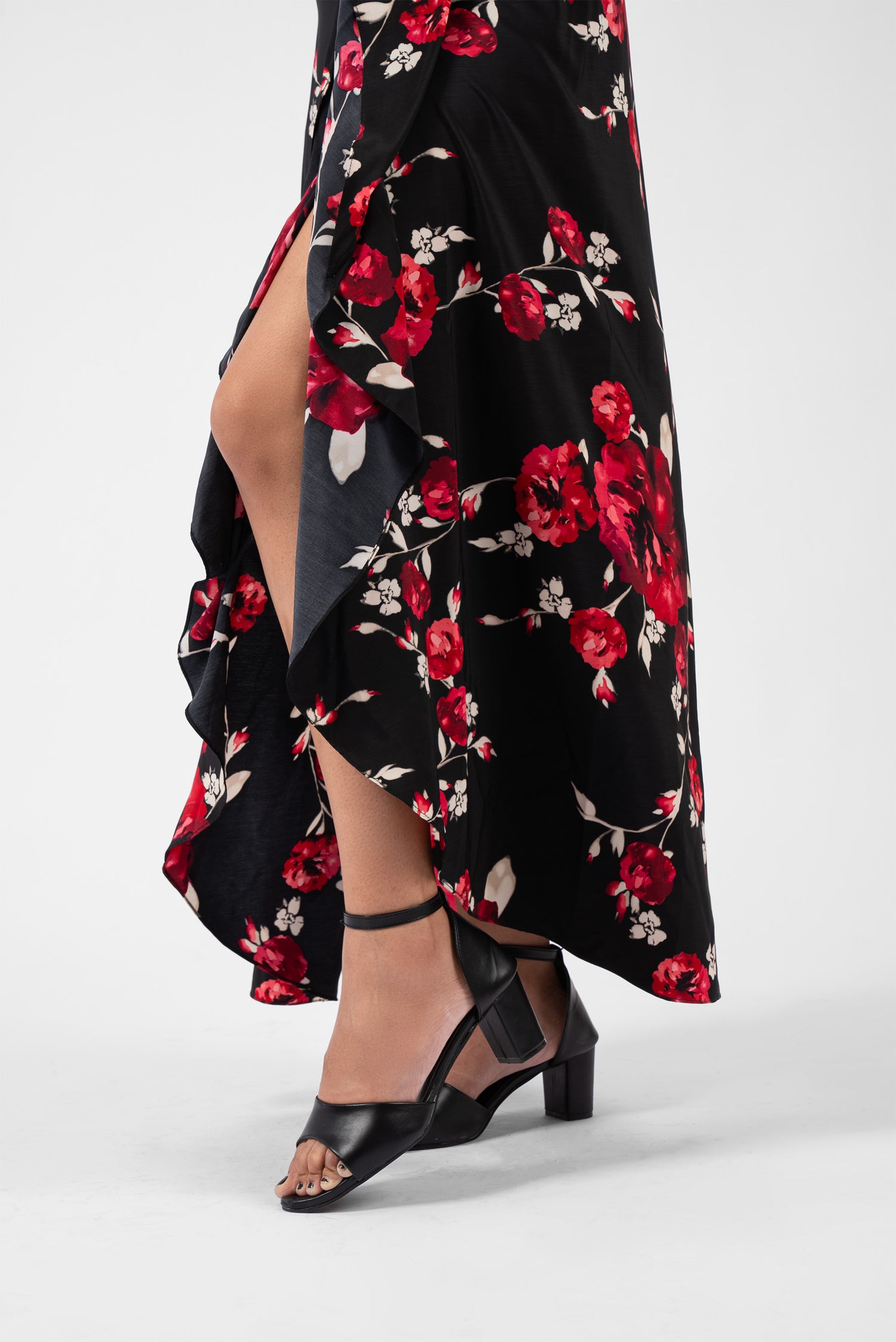 Casual Dress with Asymmetric Slit